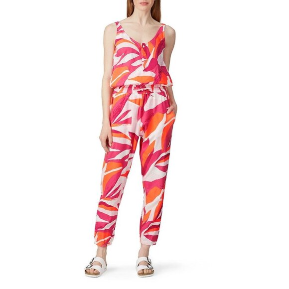 Bogner Fire + Ice Vesna Pink White Orange Jumpsuit Women's Size 6 - Picture 1 of 7